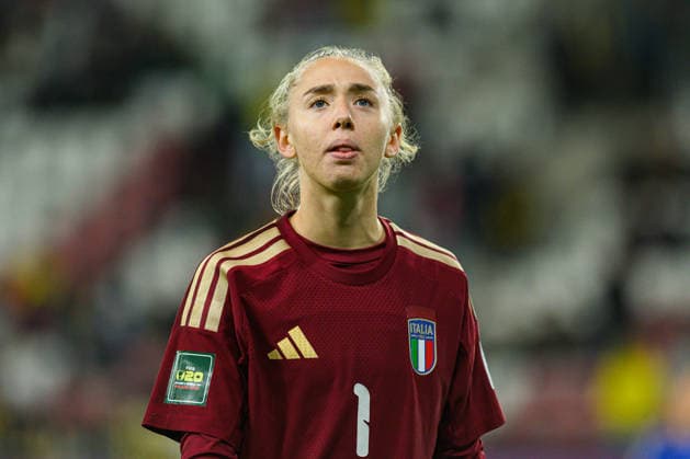 Elena BELLI seen during 2026 FIFA U-20 Women™s World Cup Bronze Final match between teams of Italy and Colombia in Lodz, Poland (Tomasz Karczewski Ball Raw Images) Lodz Stadion Miejski LKS Lodz Poland Copyright: xTomaszxKarczewskix tomaszkarczewski_wlochy_kolumbia_u20_2627_TK1_4265