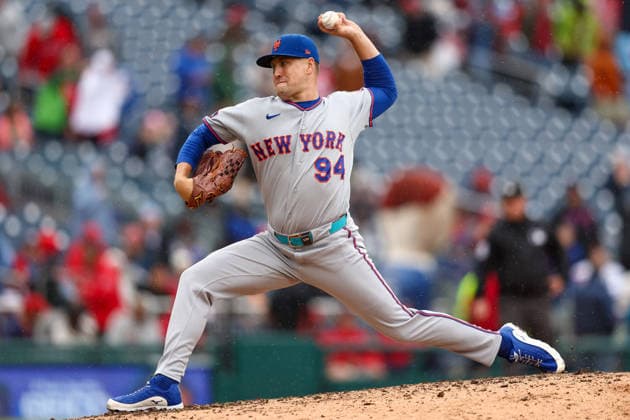 September 26, 2026, Washington D.C, District Of Columbia, United States: Washington, DC; New York Mets pitcher Nate Lavender (94) delivers a pitch during a Major League Baseball game against the Washington Nationals at Nationals Park on Saturday, September 26, 2026. The Mets beat the Nationals 7-1. Washington D.C United States - ZUMAp258 20260926_znp_p258_076 Copyright: xStevexPrakopex