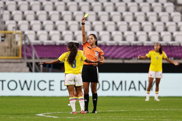 Lizzet Garcia (Referee), SEPTEMBER 26, 2026 - Football Soccer : FIFA U-20 Women s World Cup Poland 2026 Bronze final match between Under-20 Italy - Under-20 Colombia at the Stadion Miejski LKS Lodz in Lodz, Poland. Noxthirdxpartyxsales  aflo_351270966 MutsuxKawamorix