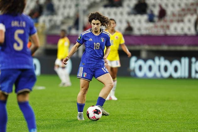 Giada Catena (ITA), SEPTEMBER 26, 2026 - Football Soccer : FIFA U-20 Women s World Cup Poland 2026 Bronze final match between Under-20 Italy - Under-20 Colombia at the Stadion Miejski LKS Lodz in Lodz, Poland. Noxthirdxpartyxsales  aflo_351271135 MutsuxKawamorix
