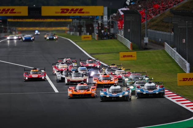 FIA WEC - 6 HOURS OF FUJI 2026 start of the race, depart, 19 CHATIN Paul-Loup (fra), JAMINET Mathieu (fra), JUNCADELLA Daniel (esp), Genesis Magma Racing, Genesis GMR-001 19, Hypercar, 35 HABSBURG Ferdinand (aut), MILESI Charles (fra), Alpine Endurance Team, Alpine A424 35, Hypercar, 36 GOUNON Jules (fra), MARTINS Victor (fra), Alpine Endurance Team, Alpine A424 36, Hypercar, action during the 6 Hours of Fuji 2026, 6th round of the 2026 FIA World Endurance Championship, from September 25 to 27, 2026 on the Fuji Speedway in Oyama, Shizuoka, Japan - OyamaJapan  Copyright: xANTONINxVINCENTx
