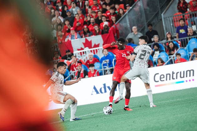 September 26, 2026, Toronto, Ontario, Toronto: Richie Laryea 22 of Canada in action during International Friendly, Länderspiel, Nationalmannschaft between Canada and Chile at BMO Field, Toronto on September 26, 2026. International Friendly Canada 1:0 Chile  - ZUMAn333 20260926_znp_n333_023 Copyright: xKaxLokxNgx