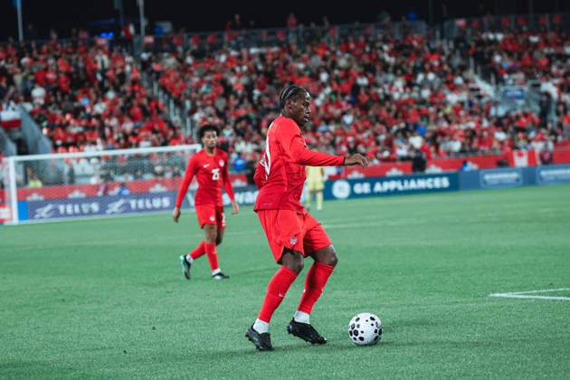 September 26, 2026, Toronto, Ontario, Toronto: JONATHAN.DAVID 20 of Canada in action during International Friendly, Länderspiel, Nationalmannschaft between Canada and Chile at BMO Field, Toronto on September 26, 2026. International Friendly Canada 1:0 Chile  - ZUMAn333 20260926_znp_n333_042 Copyright: xKaxLokxNgx