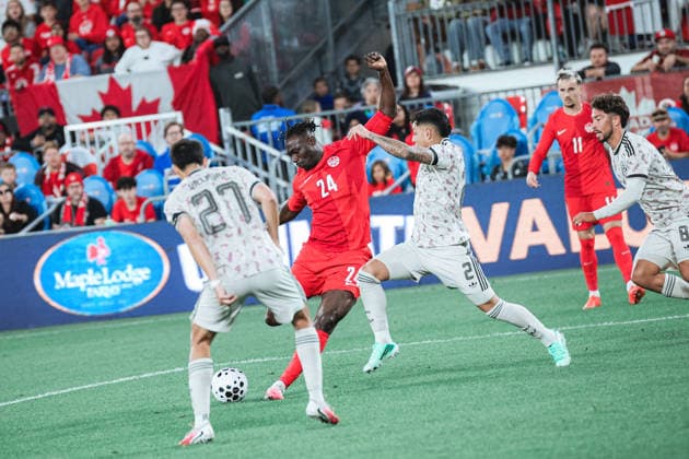 September 26, 2026, Toronto, Ontario, Toronto: Promise David 24 of Canada in action during International Friendly, Länderspiel, Nationalmannschaft between Canada and Chile at BMO Field, Toronto on September 26, 2026. Toronto Toronto - ZUMAn333 20260926_znp_n333_014 Copyright: xKaxLokxNgx