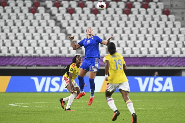 SOCCER - FIFA World Cup, WM, Weltmeisterschaft, Fussball - U-20 Women s - Italy vs. Colombia Photo by IPA ABACAPRESS.COM89008527 - Martina Bressan (ITA) during the third-place match of the FIFA U-20 Women s World Cup between Italy and Colombia, Lodz, Poland, on September 26, 2026 Lodz Poland  Copyright: xIPAxSport ABACAx