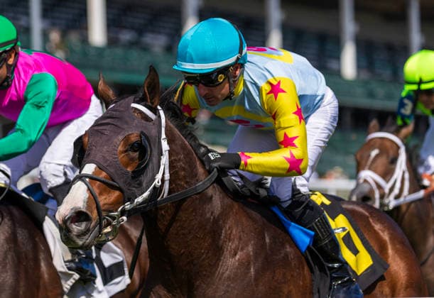 September 26, 2026, USA: Utopian (6) ridden by Adam Beschizza wins an Allowance at Churchill Downs on September 26, 2026. Candice Chavez Eclipse Sportswire CSM USA - ZUMAcs17 20260926_faf_cs17_091 Copyright: x {Serialx