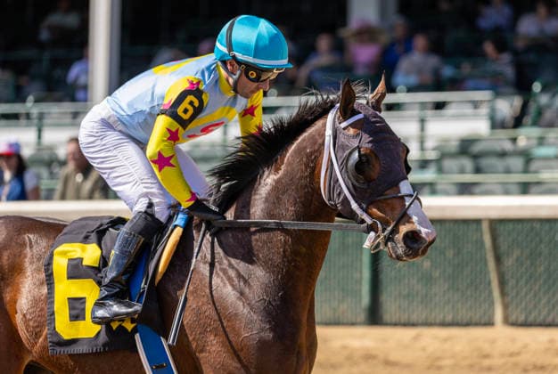 September 26, 2026, USA: Utopian (6) ridden by Adam Beschizza wins an Allowance at Churchill Downs on September 26, 2026. Candice Chavez Eclipse Sportswire CSM USA - ZUMAcs17 20260926_faf_cs17_092 Copyright: x {Serialx