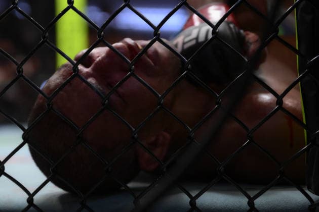 September 26, 2026, Las Vegas, Nevada, USA: RAUL ROSAS JR. defeated RAONI BARCELOS by TKO (slam) at 1:38 of Round 5 during UFC Fight Night at the UFC APEX in Las Vegas. UFC Fight Night: Raul Rosas Jr. Defeated Raoni Barcelos By TKO (Slam) At 1:38 Of Round 5  - ZUMAo117 20260926_zsp_o117_011 Copyright: xMikaelxOnax