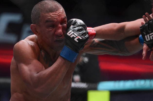September 26, 2026, Las Vegas, Nevada, USA: RAUL ROSAS JR. defeated RAONI BARCELOS by TKO (slam) at 1:38 of Round 5 during UFC Fight Night at the UFC APEX in Las Vegas. UFC Fight Night: Raul Rosas Jr. Defeated Raoni Barcelos By TKO (Slam) At 1:38 Of Round 5  - ZUMAo117 20260926_zsp_o117_026 Copyright: xMikaelxOnax