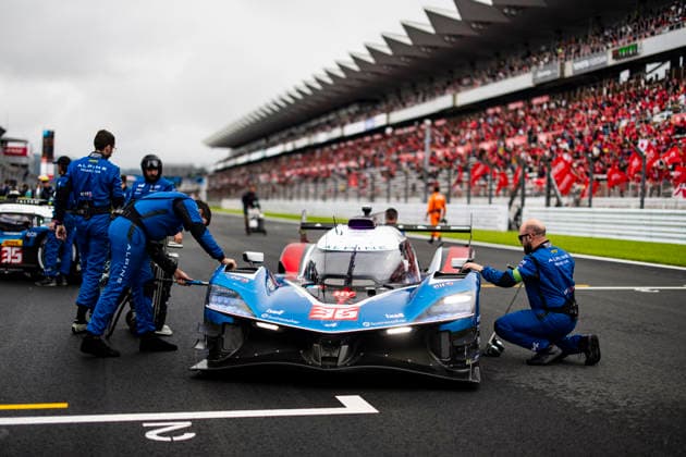 FIA WEC - 6 HOURS OF FUJI 2026 36 GOUNON Jules (fra), MARTINS Victor (fra), Alpine Endurance Team, Alpine A424 36, Hypercar, action, ambiance on the grid during the 6 Hours of Fuji 2026, 6th round of the 2026 FIA World Endurance Championship, from September 25 to 27, 2026 on the Fuji Speedway in Oyama, Shizuoka, Japan - OyamaJapan Copyright: xJULIENxDELFOSSEx