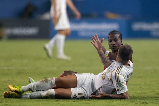 September 26, 2026, Frisco, Texas, USA: FC Dallas midfielder KAICK (55) reacts during a soccer game between Los Angeles FC and FC Dallas at Toyota Stadium in Frisco, TX. Frisco USA - ZUMAh193 20260926_zsp_h193_010 Copyright: xDanielxMcGregor-Huyerx