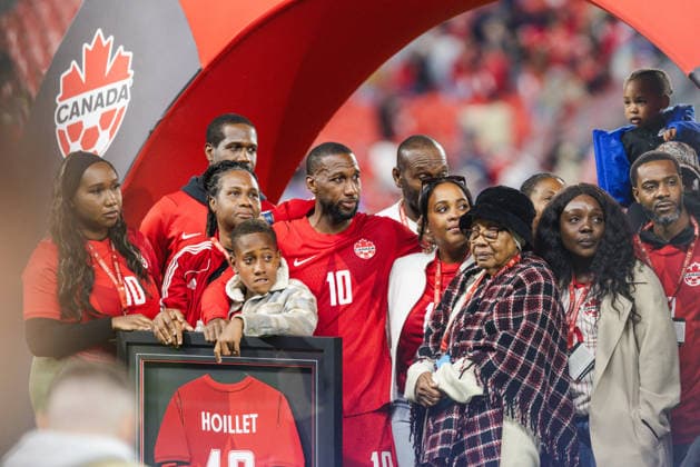 Junior Hoilett and his family during the International Friendly, Länderspiel, Nationalmannschaft match between Canada and Chile on September 26th, 2026 in BMO Field, Toronto, Ontario, Canada Copyright: xCurtisxWongx xSPPx Sportspressphoto_SPR240886