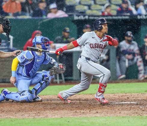 MLB, Baseball Herren, USA 2026: Guardians Vs Royals September 26th SEP 26, 2026: Cleveland Guardians infielder JosoÂ RamoÂ­rez (11) grounds out in the 9th inning against the Kansas City Royals at Kauffman Stadium in Kansas City, MO. Roman Puno CSM (Credit Image: Â Roman Puno Cal Media) Kansas City Missouri United States EDITORIAL USE ONLY Copyright: xx ZUMA-20260926_zma_c04_712.jpg RomanxPunox csmphotothree526769