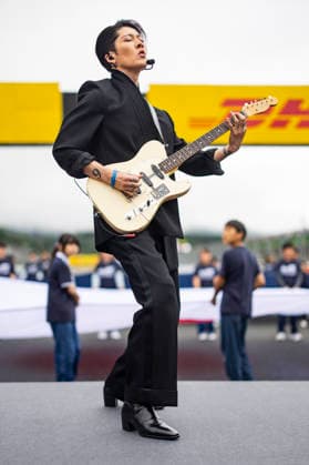 FIA WEC - 6 HOURS OF FUJI 2026 Singer Miyavi, ambiance on the grid during the 6 Hours of Fuji 2026, 6th round of the 2026 FIA World Endurance Championship, from September 25 to 27, 2026 on the Fuji Speedway in Oyama, Shizuoka, Japan - OyamaJapan  Copyright: xJULIENxDELFOSSEx