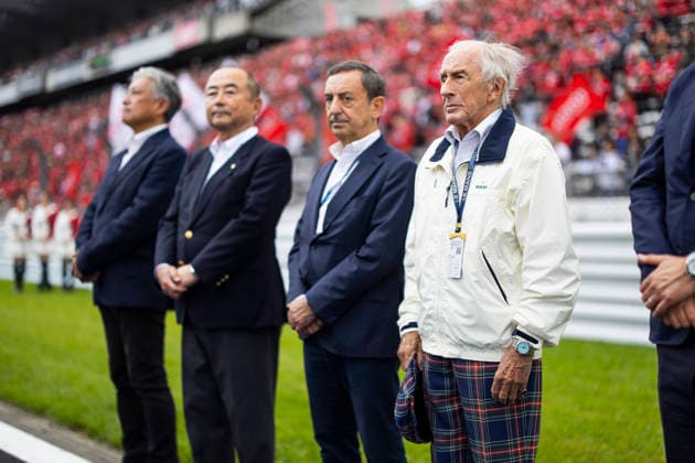 FIA WEC - 6 HOURS OF FUJI 2026 Sir Jackie Stewart, portrait, ambiance on the grid during the 6 Hours of Fuji 2026, 6th round of the 2026 FIA World Endurance Championship, from September 25 to 27, 2026 on the Fuji Speedway in Oyama, Shizuoka, Japan - OyamaJapan  Copyright: xJULIENxDELFOSSEx