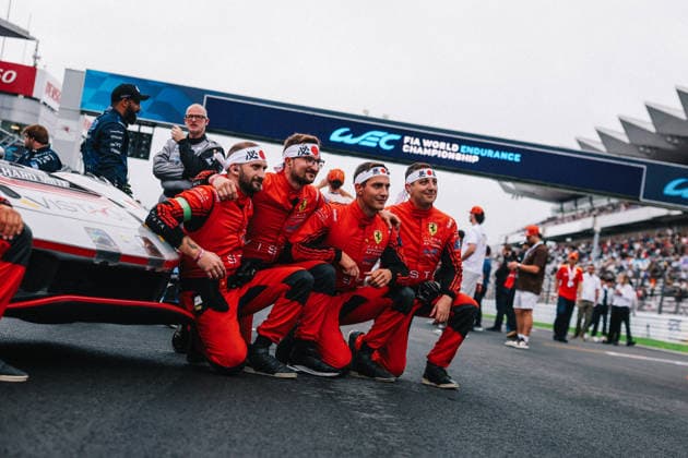 FIA WEC - 6 HOURS OF FUJI 2026 54 CASTELLACCI Francesco (ita), FLOHR Thomas (sui), RIGON Davide (ita), Vista AF Corse, Ferrari 296 GT3 Evo 54, LM GT3, team crew, mechanic, mecanicien during the 6 Hours of Fuji 2026, 6th round of the 2026 FIA World Endurance Championship, from September 25 to 27, 2026 on the Fuji Speedway in Oyama, Shizuoka, Japan - OyamaJapan Copyright: xANTONINxVINCENTx
