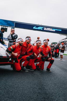 FIA WEC - 6 HOURS OF FUJI 2026 54 CASTELLACCI Francesco (ita), FLOHR Thomas (sui), RIGON Davide (ita), Vista AF Corse, Ferrari 296 GT3 Evo 54, LM GT3, team crew, mechanic, mecanicien during the 6 Hours of Fuji 2026, 6th round of the 2026 FIA World Endurance Championship, from September 25 to 27, 2026 on the Fuji Speedway in Oyama, Shizuoka, Japan - OyamaJapan Copyright: xANTONINxVINCENTx
