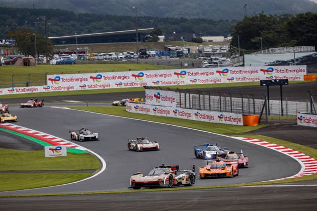 FIA WEC - 6 HOURS OF FUJI 2026 12 NATO Norman (fra), STEVENS Will (gbr), Cadillac Hertz Team Jota, Cadillac V-Series.R 12, Hypercar, action during the 6 Hours of Fuji 2026, 6th round of the 2026 FIA World Endurance Championship, from September 25 to 27, 2026 on the Fuji Speedway in Oyama, Shizuoka, Japan - OyamaJapan Copyright: xJULIENxDELFOSSEx
