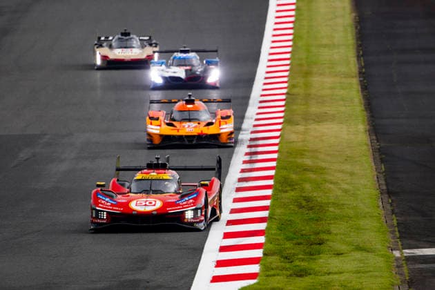 FIA WEC - 6 HOURS OF FUJI 2026 50 FUOCO Antonio (ita), MOLINA Miguel (spa), NIELSEN Nicklas (dnk), Ferrari AF Corse, Ferrari 499P 50, Hypercar, action during the 6 Hours of Fuji 2026, 6th round of the 2026 FIA World Endurance Championship, from September 25 to 27, 2026 on the Fuji Speedway in Oyama, Shizuoka, Japan - OyamaJapan Copyright: xJULIENxDELFOSSEx