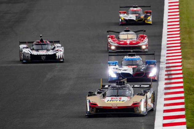 FIA WEC - 6 HOURS OF FUJI 2026 38 BAMBER Earl (nzl), BOURDAIS SÃ bastien (fra), AITKEN Jack (gbr), Cadillac Hertz Team Jota, Cadillac V-Series.R 38, Hypercar, action during the 6 Hours of Fuji 2026, 6th round of the 2026 FIA World Endurance Championship, from September 25 to 27, 2026 on the Fuji Speedway in Oyama, Shizuoka, Japan - OyamaJapan  Copyright: xJULIENxDELFOSSEx