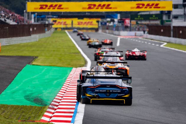 FIA WEC - 6 HOURS OF FUJI 2026 27 DRUDI Mattia (ita), JAMES Ian (usa), ROBICHON Zacharie (can), Heart of Racing Team, Aston Martin Vantage AMR GT3 Evo 27, LM GT3, action during the 6 Hours of Fuji 2026, 6th round of the 2026 FIA World Endurance Championship, from September 25 to 27, 2026 on the Fuji Speedway in Oyama, Shizuoka, Japan - OyamaJapan Copyright: xJULIENxDELFOSSEx