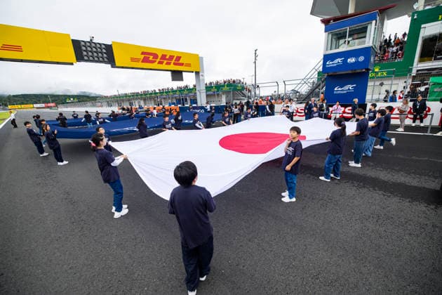 FIA WEC - 6 HOURS OF FUJI 2026 Flag, ambiance on the grid during the 6 Hours of Fuji 2026, 6th round of the 2026 FIA World Endurance Championship, from September 25 to 27, 2026 on the Fuji Speedway in Oyama, Shizuoka, Japan - OyamaJapan  Copyright: xJULIENxDELFOSSEx