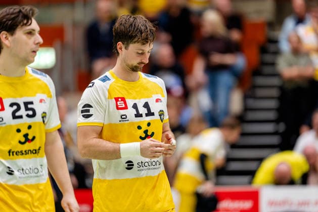 Krefeld, September 26, 2026, Handball, Men s, 3rd Division, Southwest, Matchday 6, 2026–2027 HSG Krefeld Niederrhein vs. Bergische Panther Lucas Schneider HSG Krefeld Niederrhein, 11 during the game