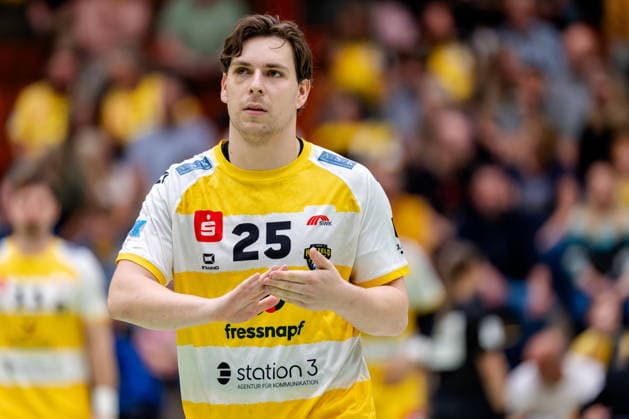 Krefeld, September 26, 2026, Handball, Men s, 3rd Division, Southwest, Matchday 6, 2026–2027 HSG Krefeld Niederrhein vs. Bergische Panther Niklas Michalski (HSG Krefeld Niederrhein), 25, during the game