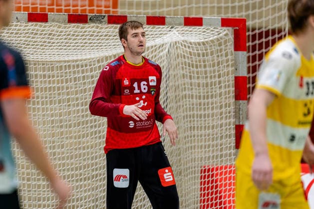 Krefeld, September 26, 2026, Handball, Men s, 3rd Division, Southwest, Matchday 6, 2026–2027 HSG Krefeld Niederrhein vs. Bergische Panther Wojciech Borucki HSG Krefeld Niederrhein, 16 during the game