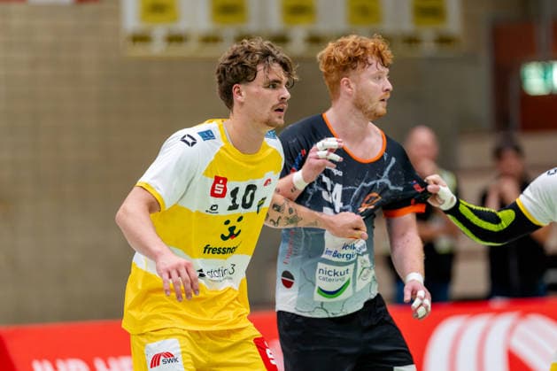 Krefeld, September 26, 2026, Handball, Men s, 3rd Division, Southwest, Matchday 6, 2026–2027 HSG Krefeld Niederrhein vs. Bergische Panther Finn Wolfram HSG Krefeld Niederrhein, 10 during the game