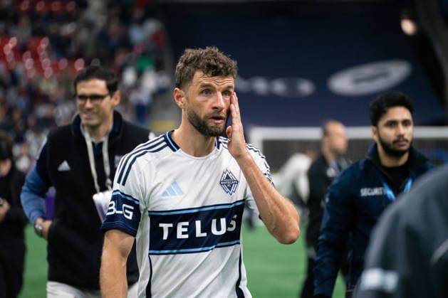 VANCOUVER, CANADA - SEPTEMBER 26: Thomas Muller of Vancouver Whitecaps FC at halftime during the Major League Soccer match between Vancouver Whitecaps FC and DC United at BC Place Stadium on September 26, 2026 in Vancouver, British Columbia, Canada. Copyright: xAmyxElle SPPx Sportspressphoto_SPR240949