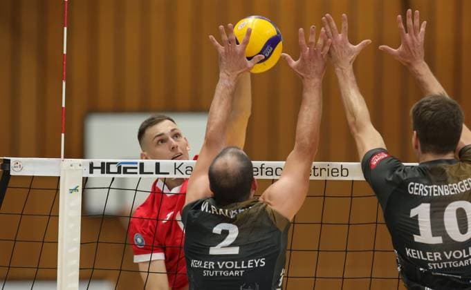Volleyball, 2nd Bundesliga, TuS Kriftel v Keiler Volleys Stuttgart