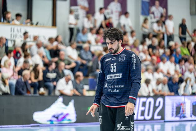 2 Handball Bundesliga: TV Hüttenberg vs. GWD Minden, September 26, 2026; Yahav Shamir (TV Hüttenberg), 55; 2 Handball Bundesliga: TV Hüttenberg vs. GWD Minden, Hüttenberg, September 26, 2026 Copyright: xBEAUTIFULxSPORTS Roeczeyx