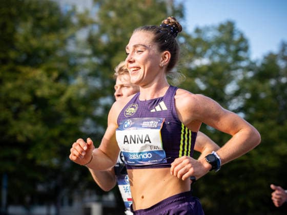 BERLIN, GERMANY - SEPTEMBER 27, 2026: Anna Langerwisch (GER, Marathon Team Berlin) competing during the 52. BMW Berlin Marathon at Berlin on September 27, 2026 in Berlin, Germany. Copyright: xBEAUTIFULxSPORTS Kuehnx