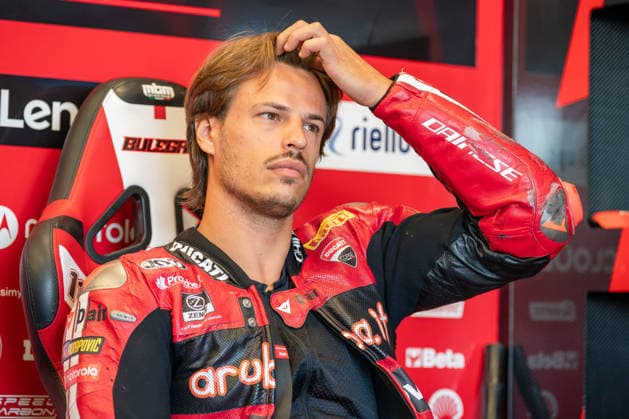 IPA89024950 - Nicolo Bulega in the pit box during the Italian Round of the World Superbike (SBK) race in Cremona, Italy, on September 27, 2026  Copyright: xLucaxRossini IPAxSportx xx IPA89024950