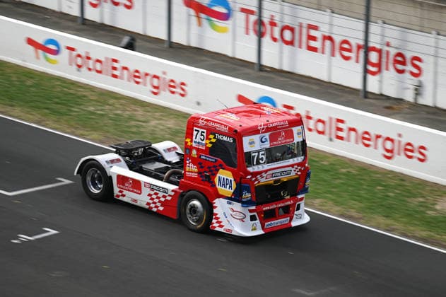 FFSA 24 HEURES CAMIONS 2026 75 ROBINEAU Thomas (fra), Team Robineau, MAN, action, during the 5th round of the Championnat de France FFSA Camions 2026, 24 Heures Camions, from September 26 to 27, 2026 on the Bugatti Circuit, in Le Mans, France - Le MansFrance  Copyright: xRAINIERxEHRHARDTx