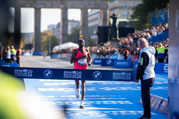 BERLIN, GERMANY - SEPTEMBER 27, 2026: Guye Adola (ETH, Ethiopia) wins the 52. BMW Berlin Marathon at Berlin on September 27, 2026 in Berlin, Germany. Copyright: xBEAUTIFULxSPORTS Kuehnx
