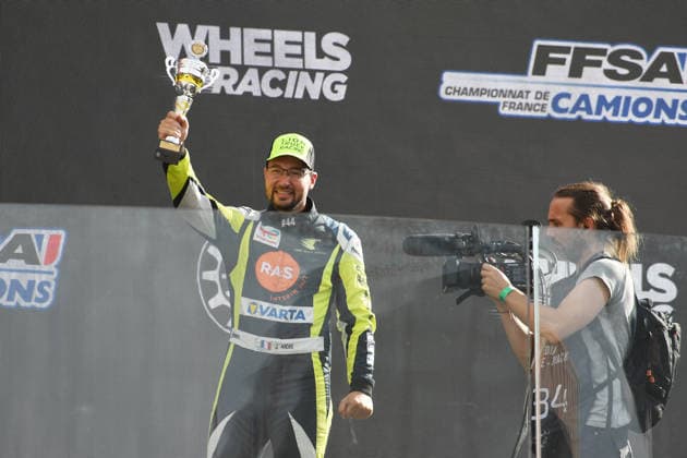 FFSA 24 HEURES CAMIONS 2026 ANDRE Jonathan (fra), Team Lion Truck Racing, MAN, podium, portrait, during the 5th round of the Championnat de France FFSA Camions 2026, 24 Heures Camions, from September 26 to 27, 2026 on the Bugatti Circuit, in Le Mans, France - Le MansFrance  Copyright: xRAINIERxEHRHARDTx