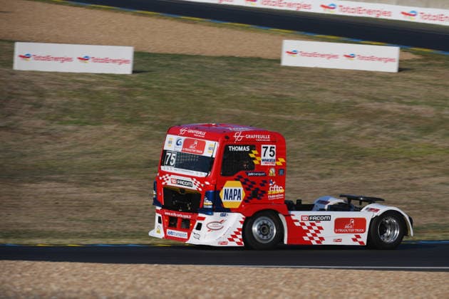 FFSA 24 HEURES CAMIONS 2026 75 ROBINEAU Thomas (fra), Team Robineau, MAN, action, during the 5th round of the Championnat de France FFSA Camions 2026, 24 Heures Camions, from September 26 to 27, 2026 on the Bugatti Circuit, in Le Mans, France - Le MansFrance  Copyright: xRAINIERxEHRHARDTx