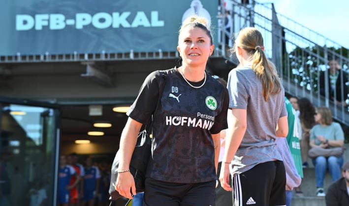September 27, 2026 Soccer Season 2026–2027 DFB Cup Women s Club Cup Round 1 SpVgg Greuther Fürth Kleeblatt vs. TSG 1899 Hoffenheim Sports photo by Zink xwoxzix; regulations prohibit any use of photographs as image sequences and or quasi-video. Daniela Balda, Assistant Coach, SpVgg Greuther Fürth Kleeblatt