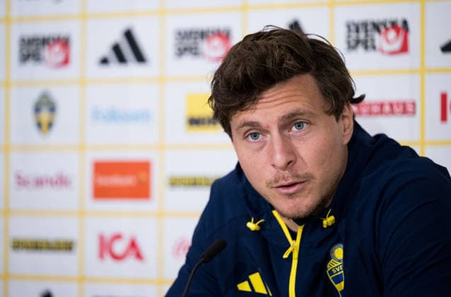September 27, 2026: Victor Nilsson Lindelöf of the Swedish men s national soccer team at a press conference on September 27, 2026 in Stockholm. Photo by Emma Wallskog, BILDBYRAN. Code: EW EW0712. soccer, football, fotball, Nations League, UEFA Nations League, press conference, Sweden, Sweden A, bbeng, soccer, football, fotball, Nations League, UEFA Nations League, press conference, sSweden Sweden Sweden A BBENG Copyright: EMMAxWALLSKOG BB260927EW005