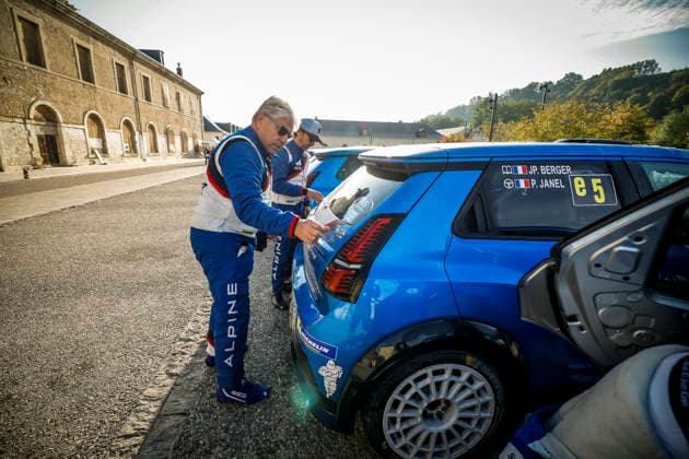 AUTO - RALLYE COEUR DE FRANCE 2026 JANEL Pascal, BERGER Jean-Pascal, Alpine A290, portrait during the Rallye Coeur de France 2026, 7th round of the Championnat de France des Rallyes 2025, from September 26 to 27, 2026 in VendÃ me, France -  Copyright: xGREGORYxLENORMANDx