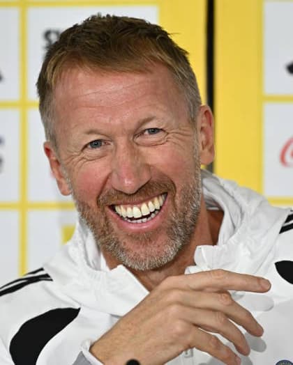 STOCKHOLM, SWEDEN 20260927 National team coach Graham Potter during a press conference with the national soccer team at Bosön, ahead of Monday s Nations League match against Poland STOCKHOLM, SWEDEN x10040x  Copyright: xAndersxWiklund TTx FOTBOLLSLANDSLAGET PRESSTRÄFF