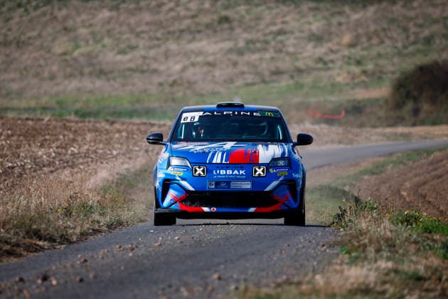 AUTO - RALLYE COEUR DE FRANCE 2026 E8 MOUQUET Benoit, HERMANT Pierre, Alpine A290, action during the Rallye Coeur de France 2026, 7th round of the Championnat de France des Rallyes 2025, from September 26 to 27, 2026 in VendÃ me, France -  Copyright: xGREGORYxLENORMANDx
