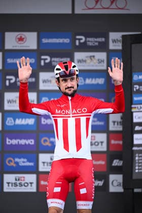 2026 UCI Road World Championships Picture by Chris Auld SWpix.com - 27 09 2026 - Cycling - 2026 UCI Road World Championships - MontrÃ al, Canada - Men Elite Road Race - Victor Langellotti (Monaco) Copyright: x xSWpix.comx(t axPhotographyxHubxLtd)xChrisxAuld SWpix.comx SWP-3521-4613