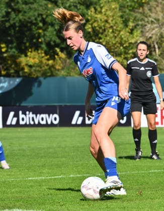 September 27, 2026 Soccer Season 2026–2027 DFB Cup Women s Club Cup Round 1 SpVgg Greuther Fürth Kleeblatt vs. TSG 1899 Hoffenheim Sports photo by Zink xwoxzix; regulations prohibit any use of photographs as image sequences and or quasi-video Lisa Doorn 14, TSG Hoffenheim