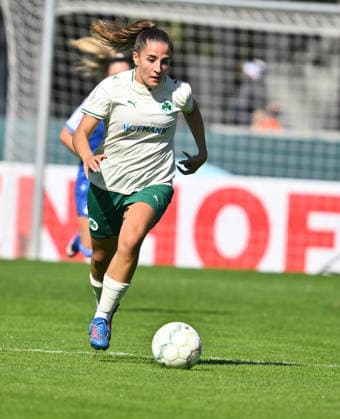 September 27, 2026 Soccer Season 2026–2027 DFB Cup Women s Club Cup First Round SpVgg Greuther Fürth Kleeblatt vs. TSG 1899 Hoffenheim Sports photo by Zink xwoxzix; regulations prohibit any use of photographs as image sequences and or quasi-video. Aurora Tornaquindici 16, SpVgg Greuther Fürth Kleeblatt vs. TSG 1899 Hoffenheim, cropped single image