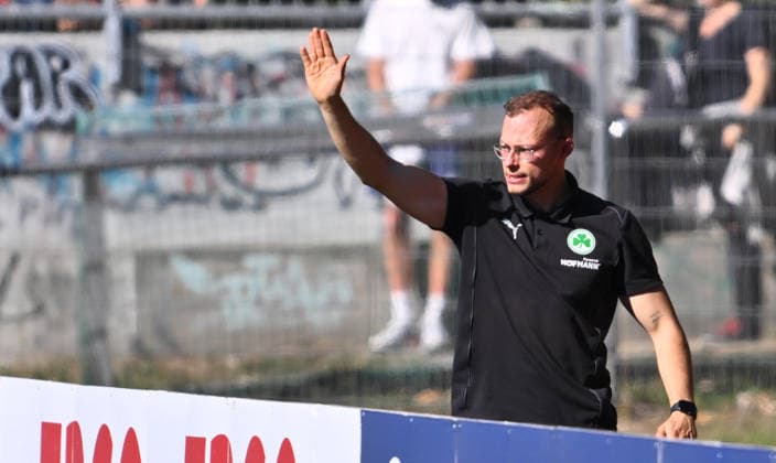September 27, 2026 Soccer Season 2026–2027 DFB Cup Women s Club Cup Round 1 SpVgg Greuther Fürth Kleeblatt vs. TSG 1899 Hoffenheim Sports photo by Zink xwoxzix; regulations prohibit any use of photographs as image sequences and or quasi-video. Felix Bernhard, Coach of SpVgg Greuther Fürth