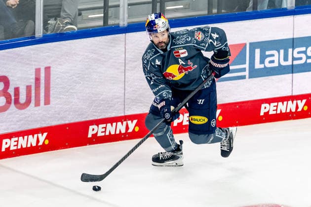 Ryan Murphy, EHC Red Bull Munich, 24, GER; EHC Red Bull Munich vs. Löwen Frankfurt, ice hockey, DEL, 2026–2027 season, Matchday 4, September 27, 2026; Photo: HMB Media, Franz Feiner Copyright: HMBxMedia FranzxFeiner
