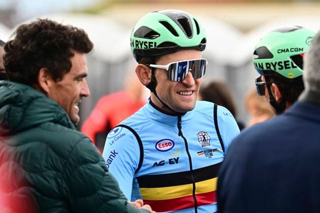 UCI 2026 Road World Championship, WM, Weltmeisterschaft Montreal 27 09 2026 MONTREAL, CANADA - SEPTEMBER 27 : Van Avermaet Greg and Benoot Tiesj (BEL) during the Men Elite cycling road race of the 2026 UCI Road World Championships 93th edition an UCI World Championships cycling race of 273.4 km with start in Montreal and finish in Montreal on September 27, 2026 in Montreal, Canada, 27 09 2026 Montreal Canada  Copyright: xPeterxDexVoechtx